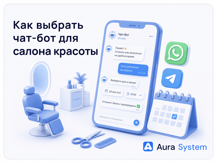 Чат-бот для записи в салон красоты: как выбрать и не пожалеть