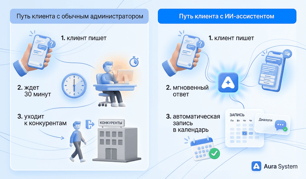 Как автоматизировать запись в салон красоты и увеличить выручку на 40%
