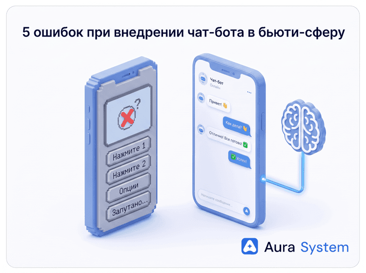 5 фатальных ошибок при внедрении чат-ботов в бьюти-сферу