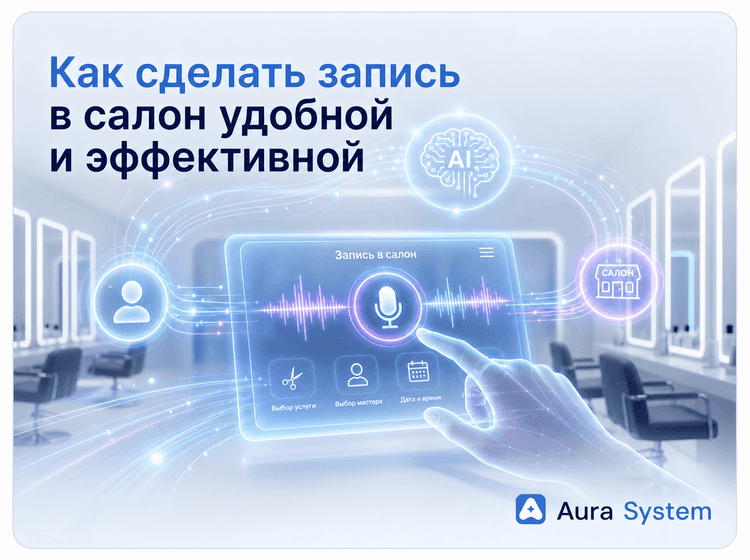 Будущее записи: как ИИ-ассистент Aura System меняет процесс бронирования услуг