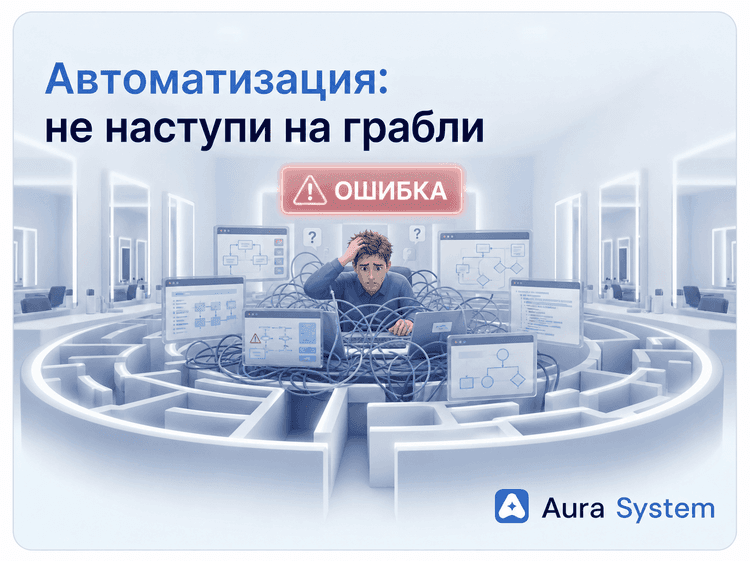 Топ-5 ошибок при внедрении автоматизации в бьюти-сфере