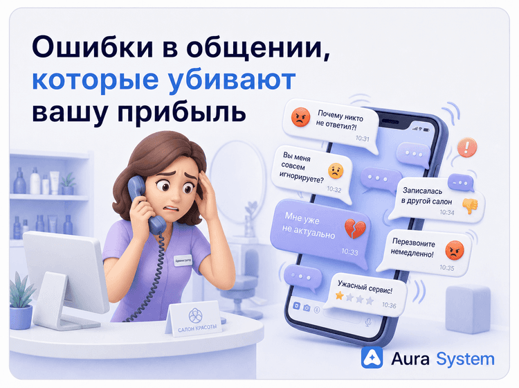 Клиент написал и пропал: фатальные ошибки администратора, которые убивают вашу прибыль