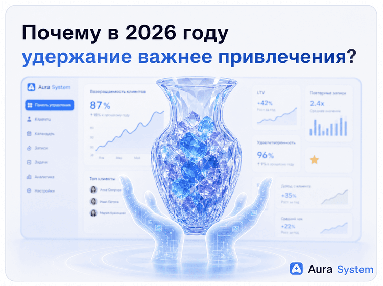 Удержание старого клиента в 2026 году намного важнее привлечения новых